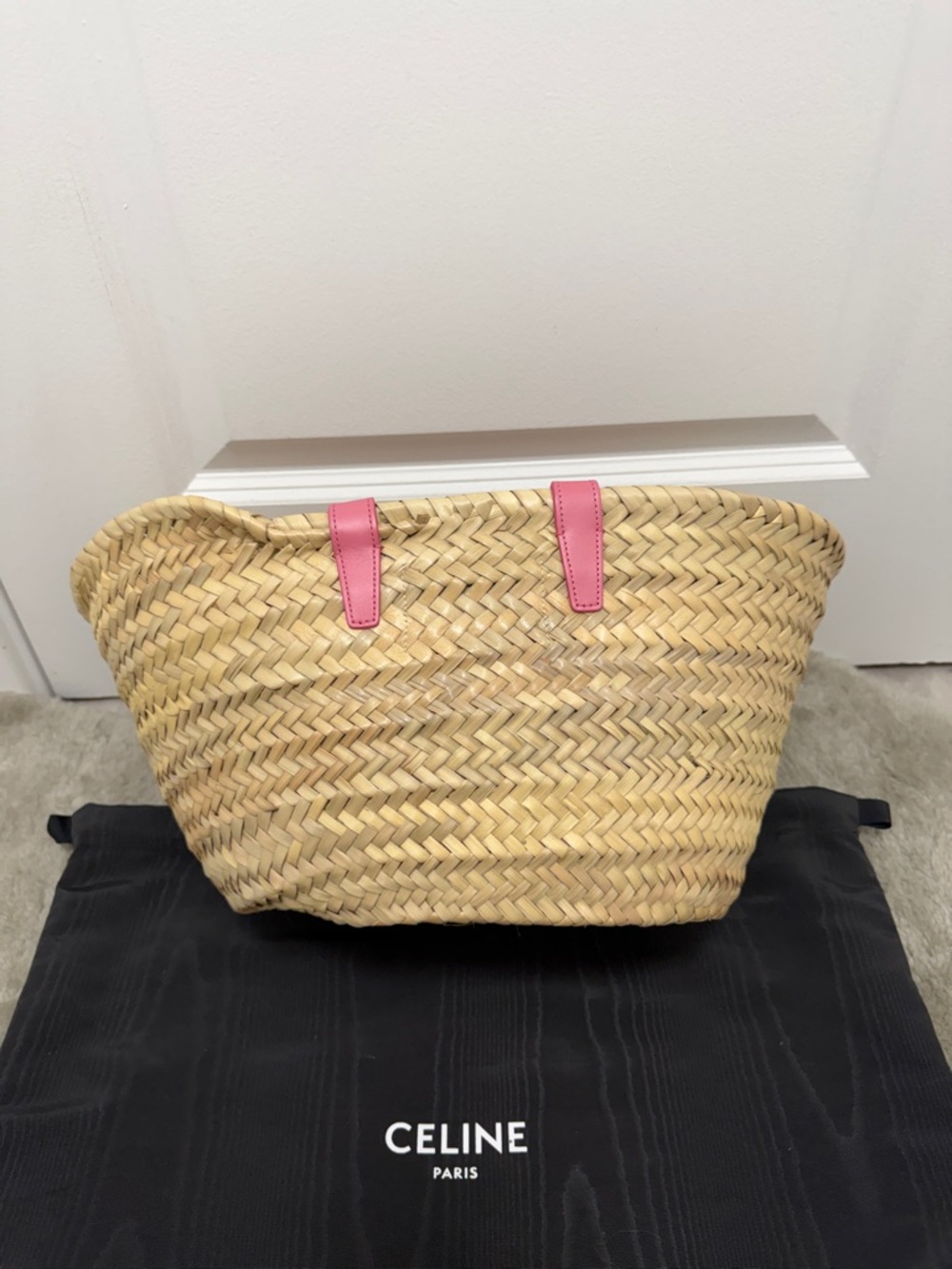 Celine Teen Classic Panier In Palm
Leaves - Picture 5 of 11